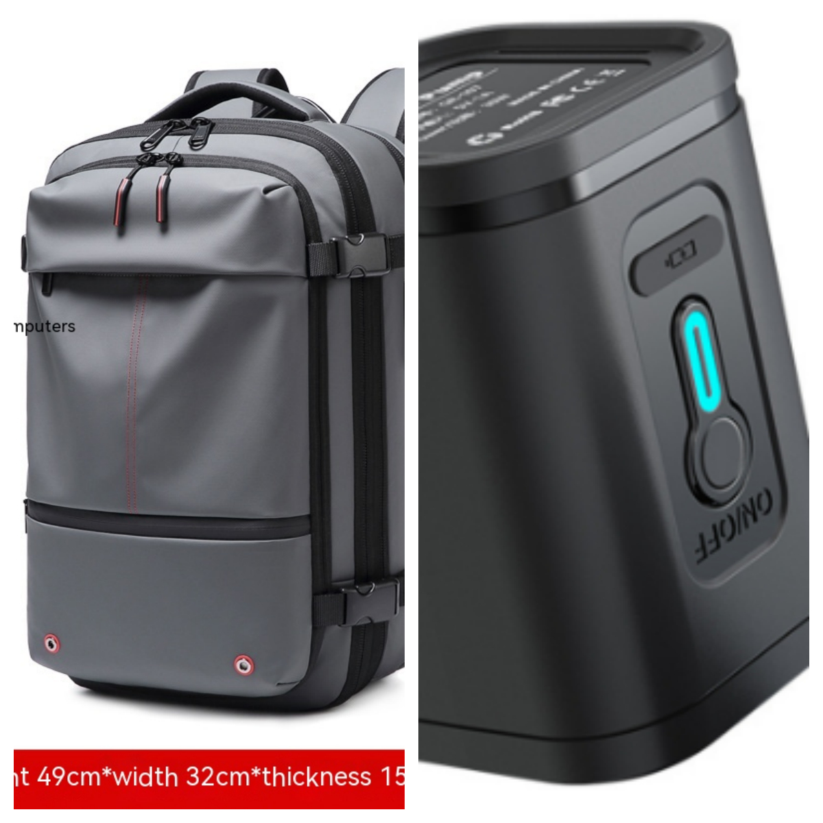 Vacuum Compression Large-Capacity Backpack