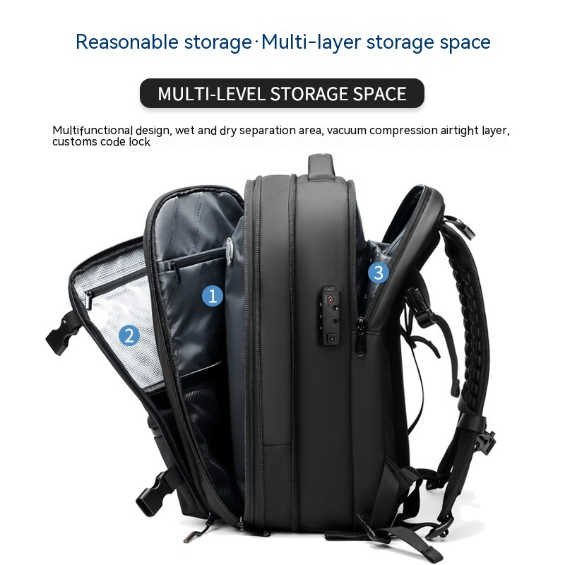 Vacuum Compression Large-Capacity Backpack