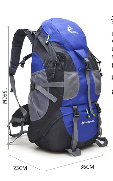 Foldable Outdoor Backpack 50L for Hiking and Travel