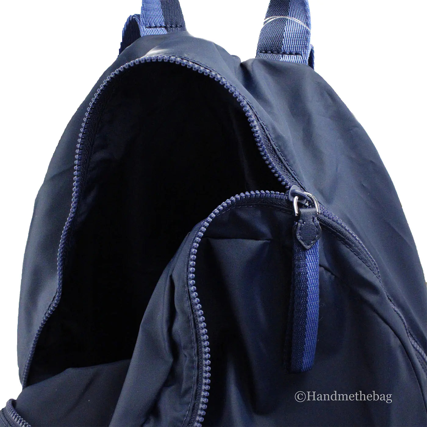 Kate Spade Arya Medium Nylon Nightcap Blue Packable Backpack