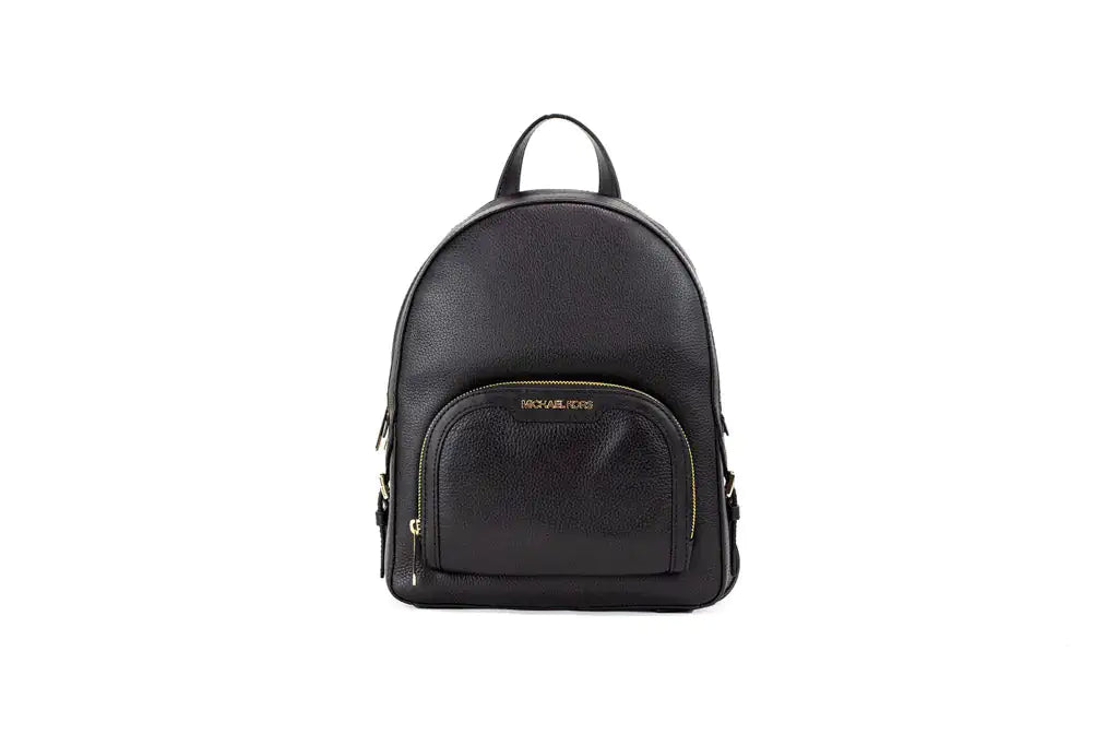 Michael Kors Jaycee Medium Black Zip Pocket Backpack