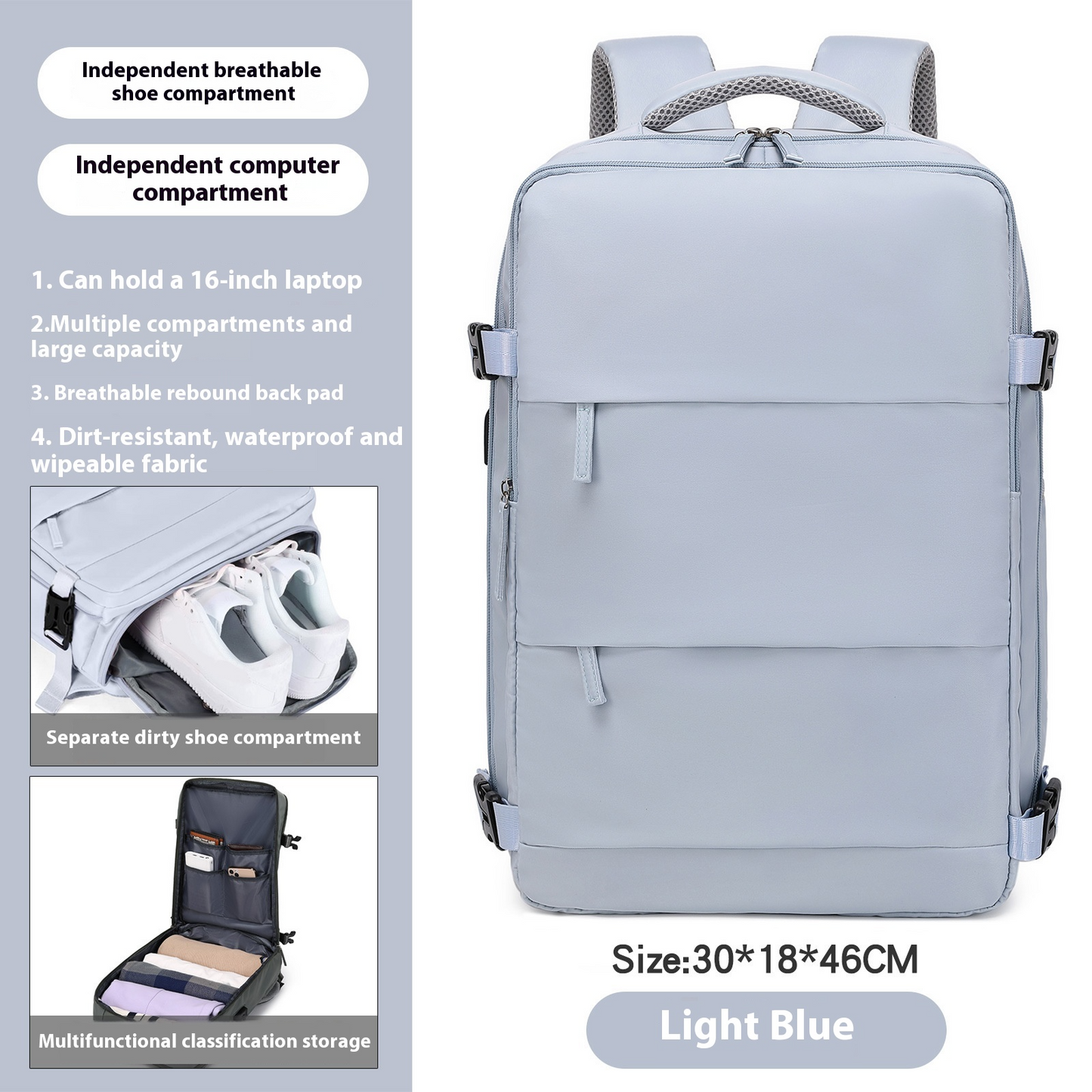 Large Capacity Men’s Backpack