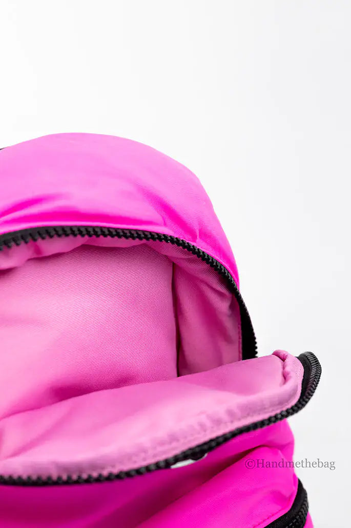 Marc Jacobs Small Neon Fuchsia Nylon Backpack