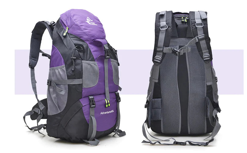 Foldable Outdoor Backpack 50L for Hiking and Travel